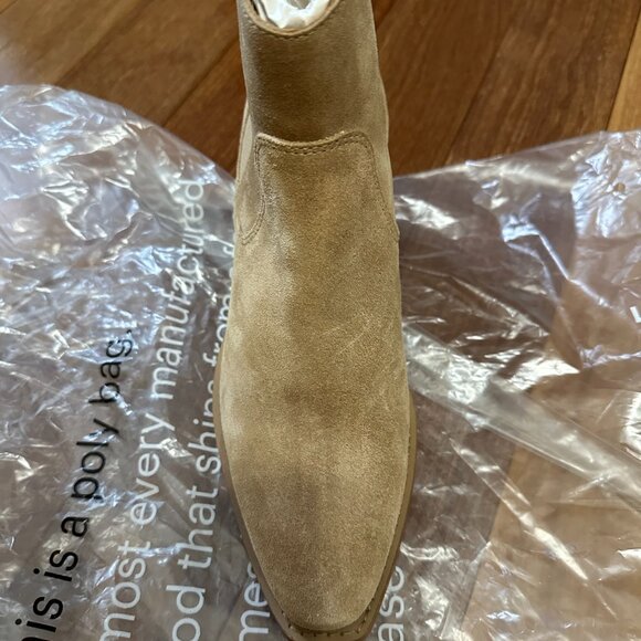 Everlane Western Style Suede Ankle Boots - Picture 3 of 12